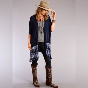 Stetson Western Sweater Womens Poncho